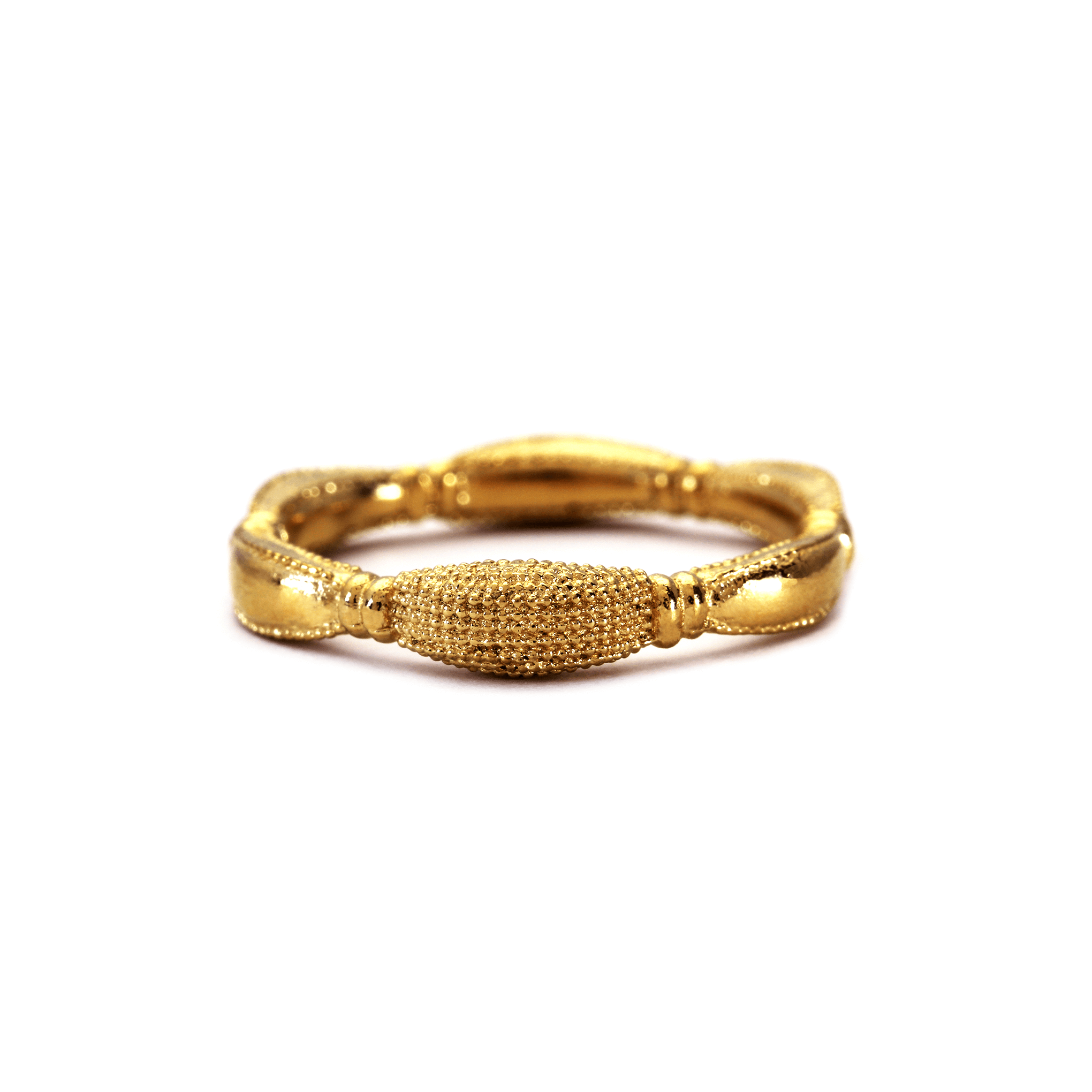 Mantid King Ring in yellow gold