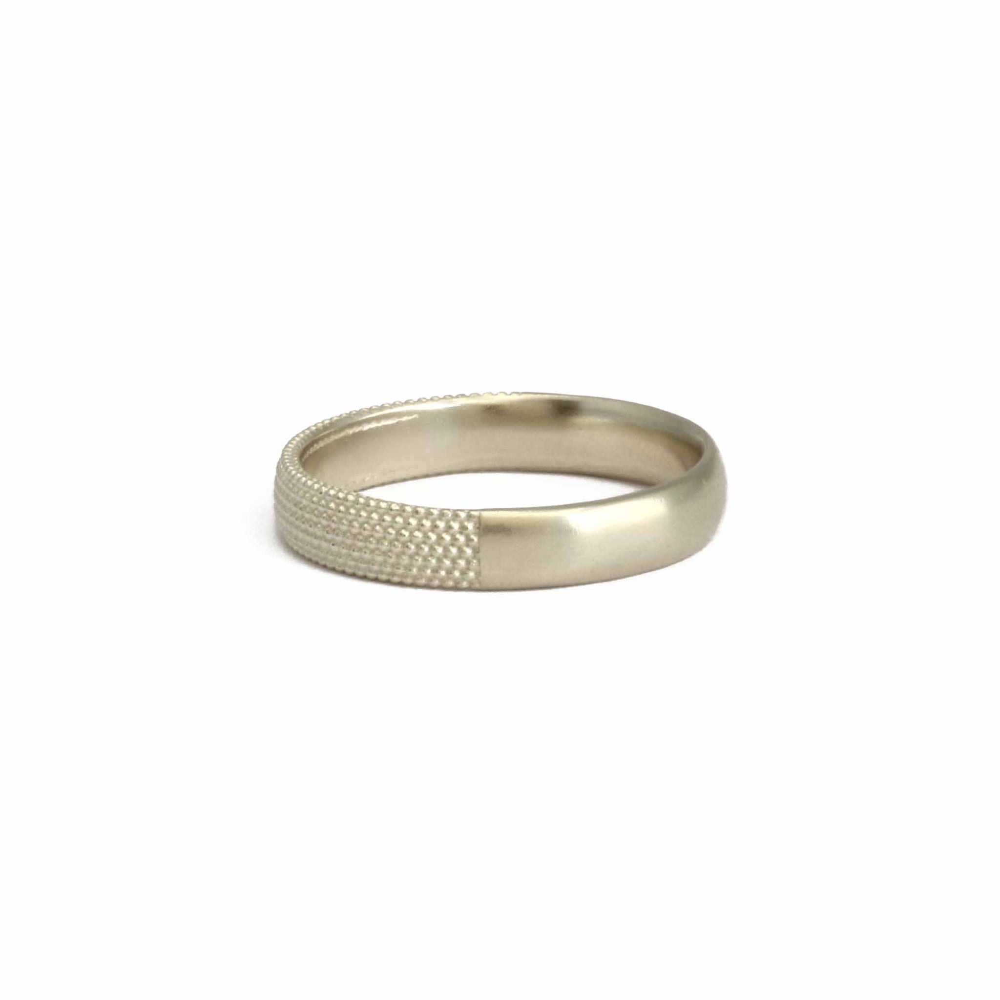 4mm Tyro Half Band in 9ct white gold