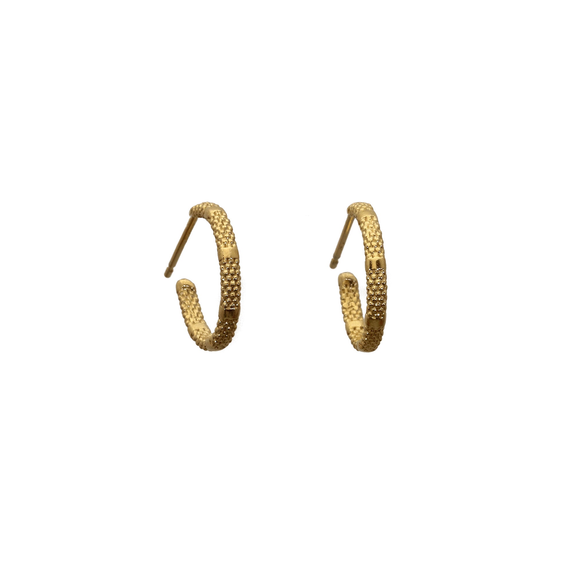 Solid gold clearance hoops earrings