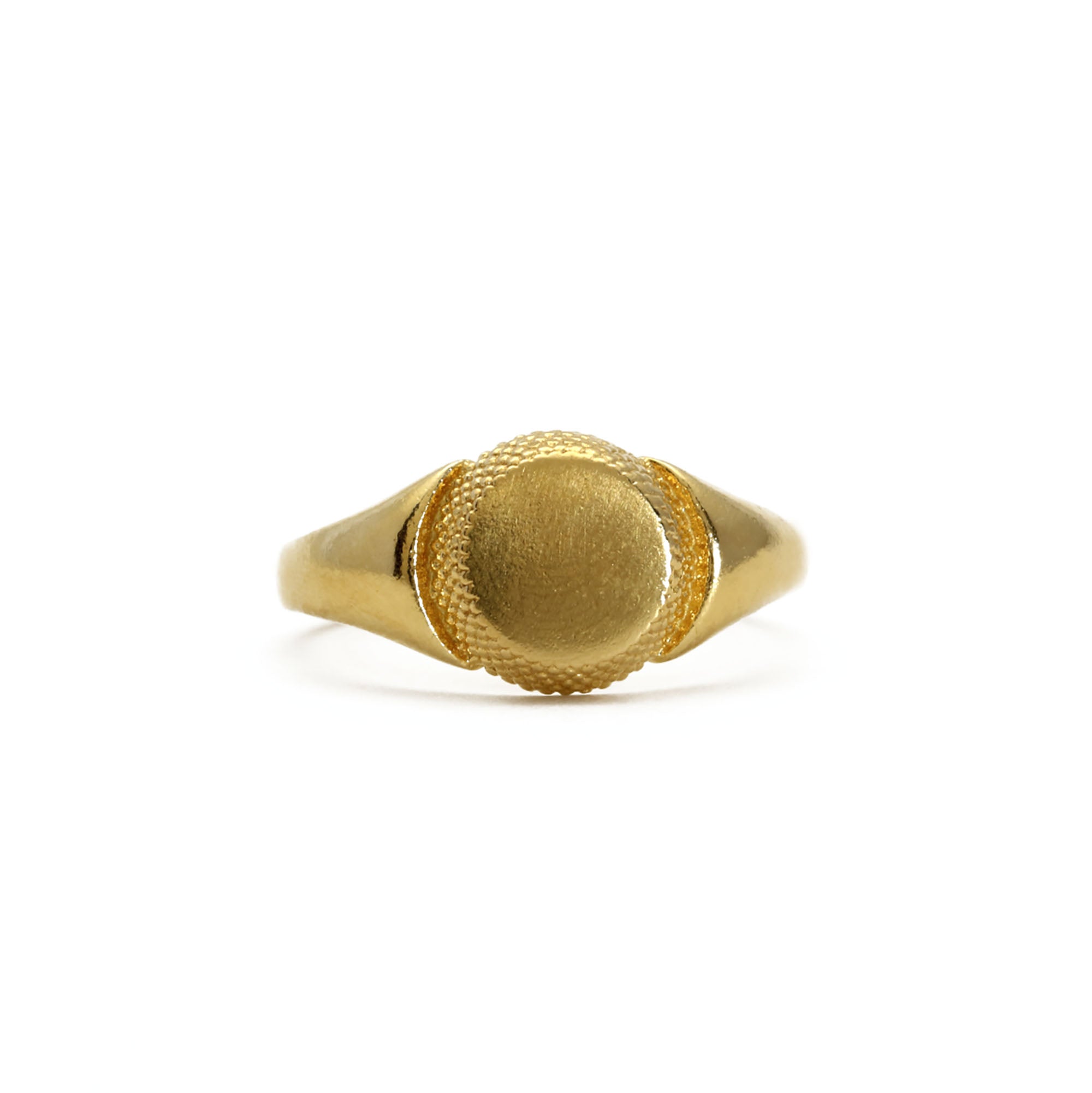 Paragon Yellow Gold Signet Ring