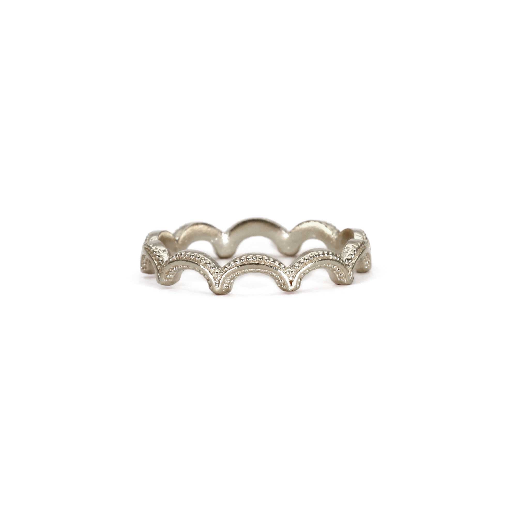 Magma Wiggle Wavy Ring in Sterling SIlver