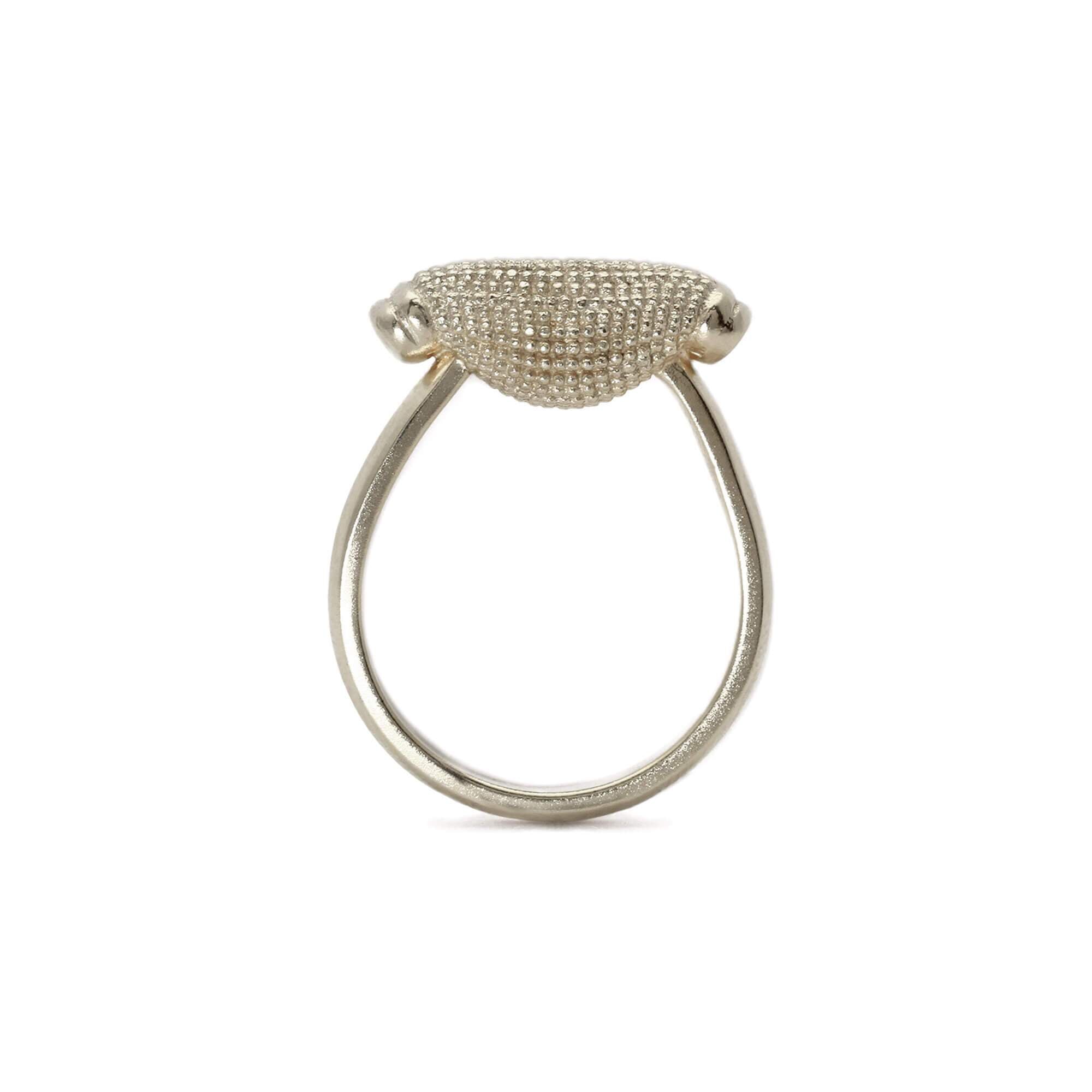 Maxilla Pod Nugget Ring in Sterling Silver
