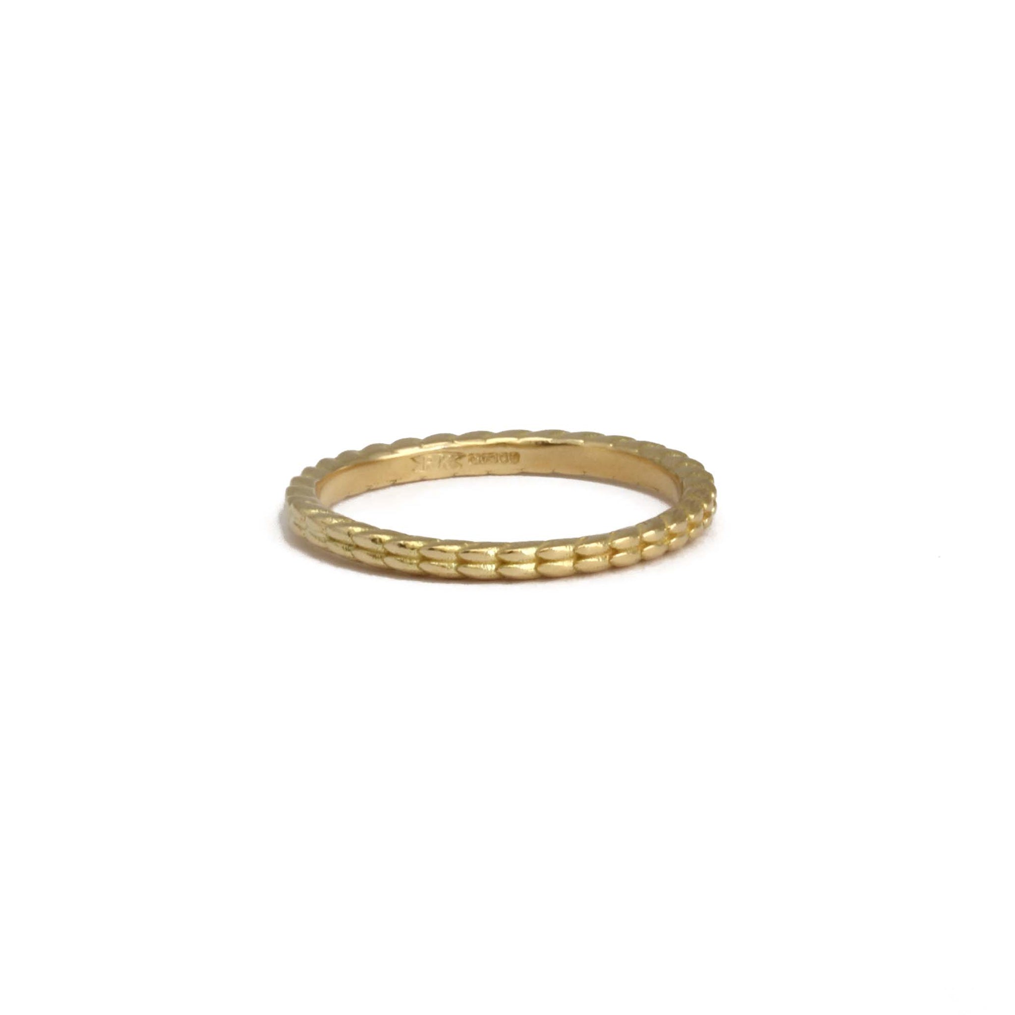2mm thick 18ct white gold Tagmata Knot Ring